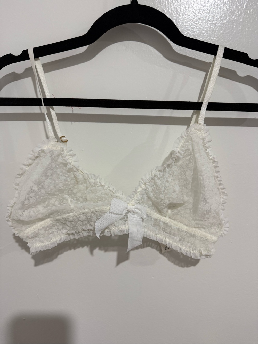 White bralette